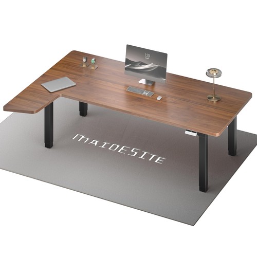 Shaped standing desk 180 - shaped,