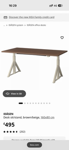 Ikea idåsen sit - idÅsen, sit/stand